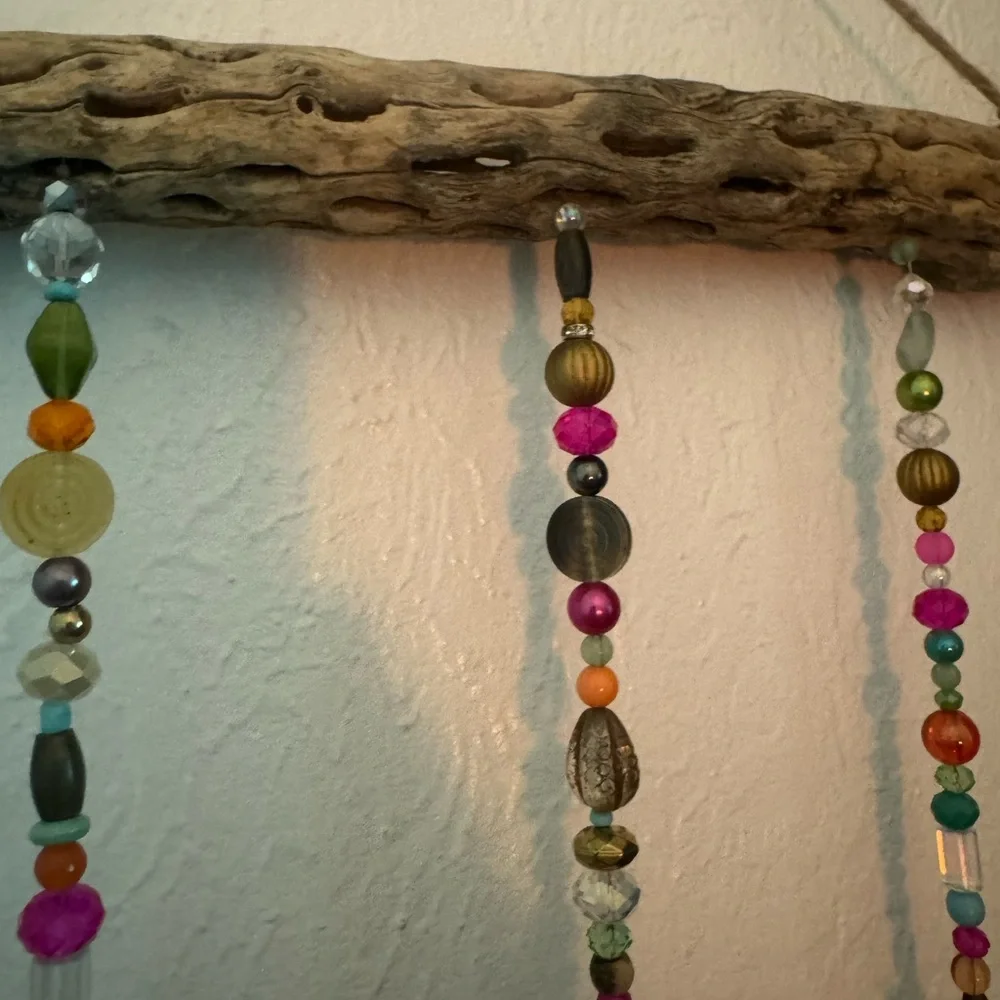Colorful Beaded Wall Hanging Decor - Picture 4 of 4